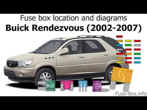 2004 buick rendezvous wiring diagram