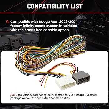 2004 dodge ram 1500 infinity sound system wiring diagram