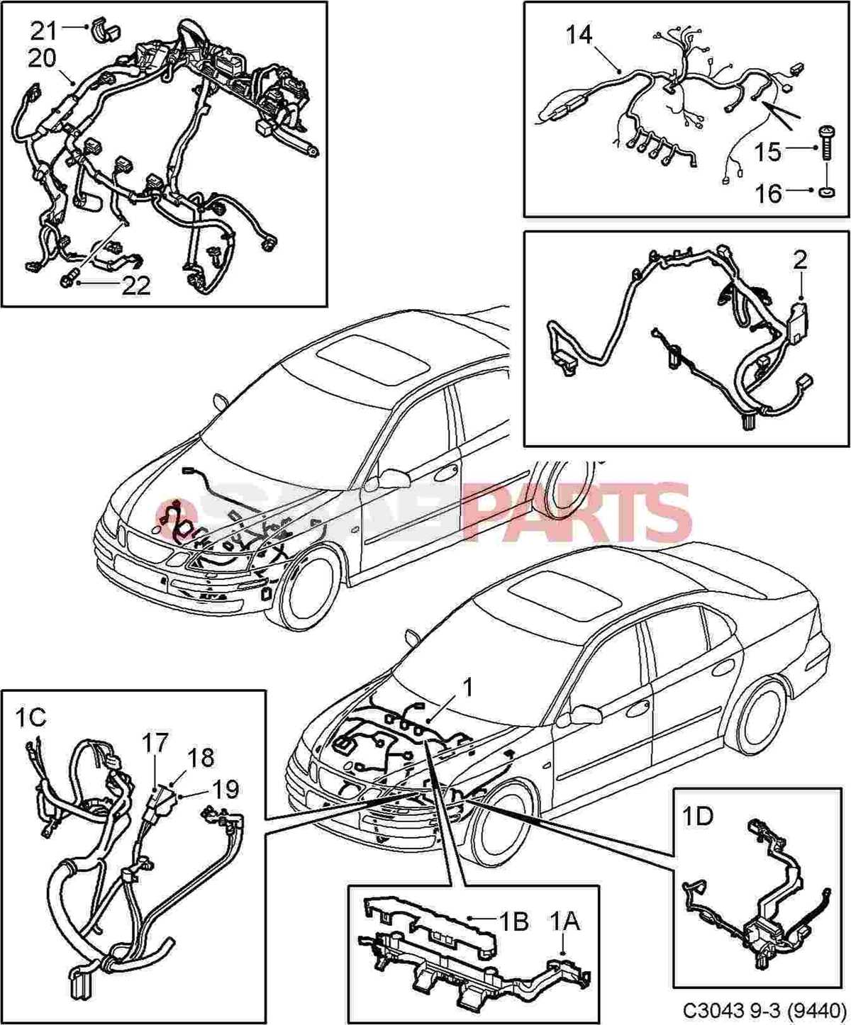 2004 saab 9 3 wiring diagram