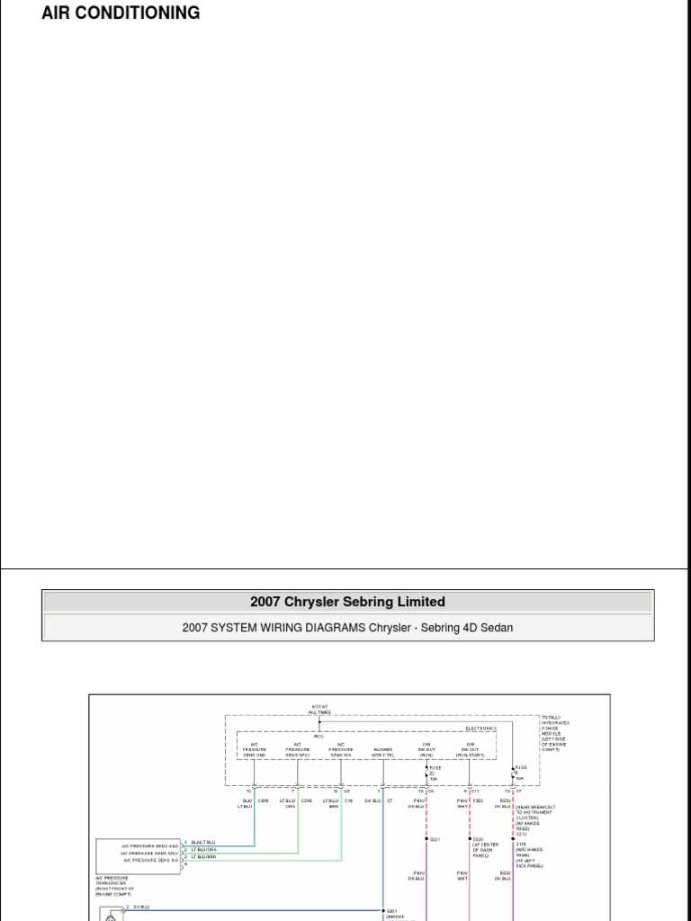 2005 chrysler sebring radio wiring diagram
