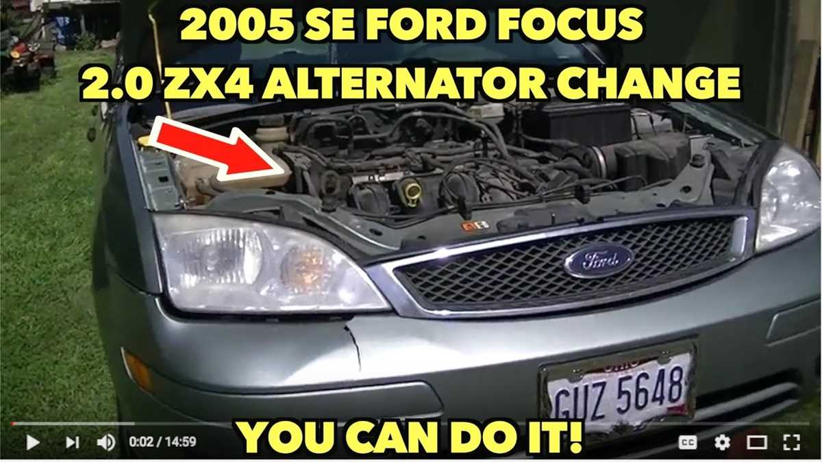 2005 ford focus alternator wiring diagram
