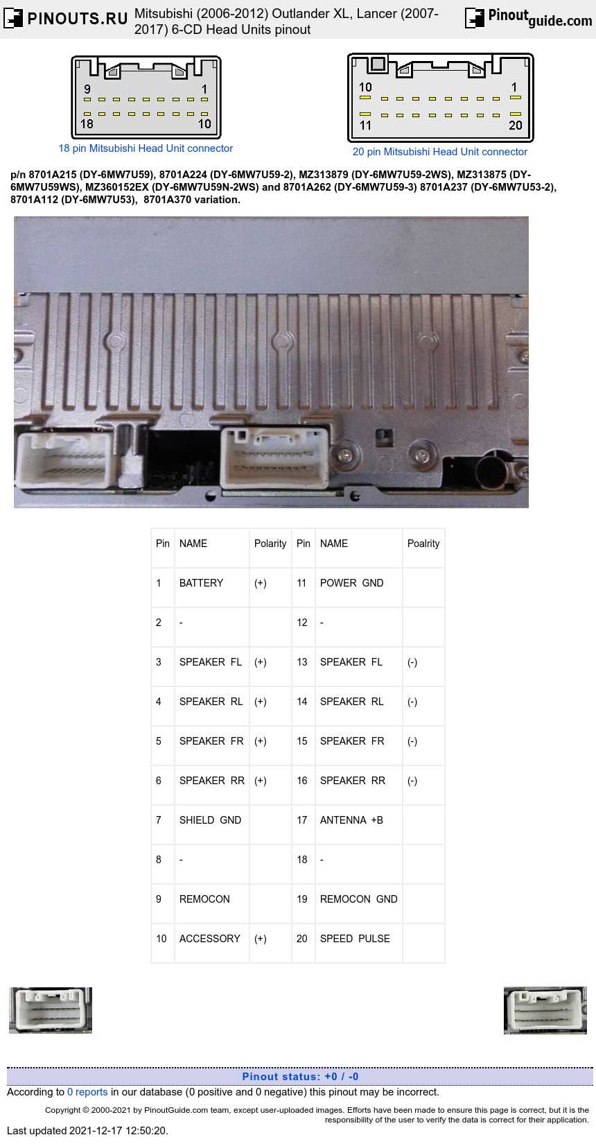 2005 mitsubishi outlander radio wiring diagram