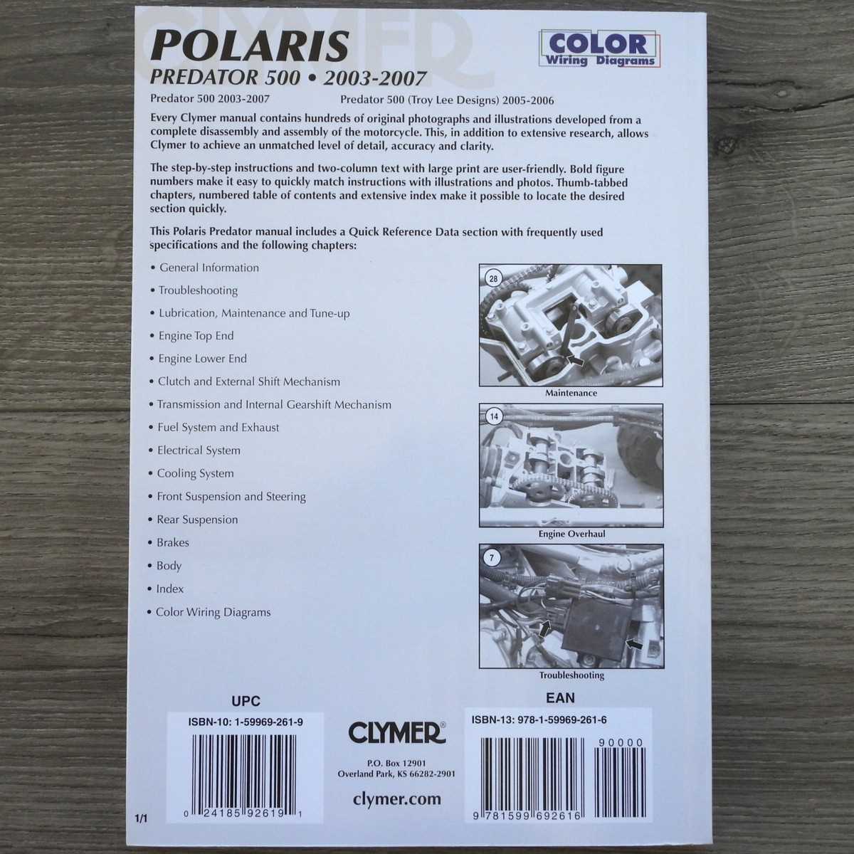 2005 polaris predator 500 wiring diagram