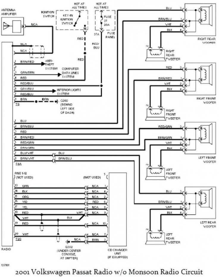 2005 jetta radio wiring diagram