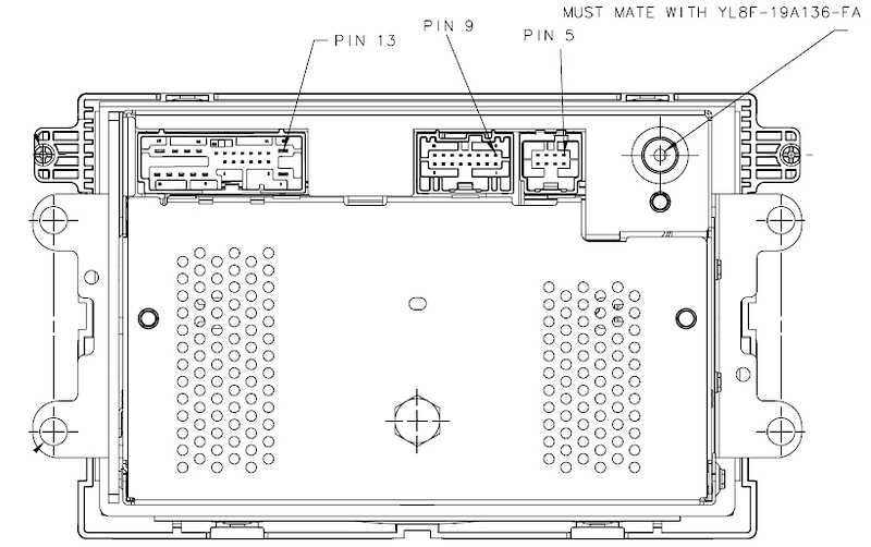 2005 mustang radio wiring harness diagram