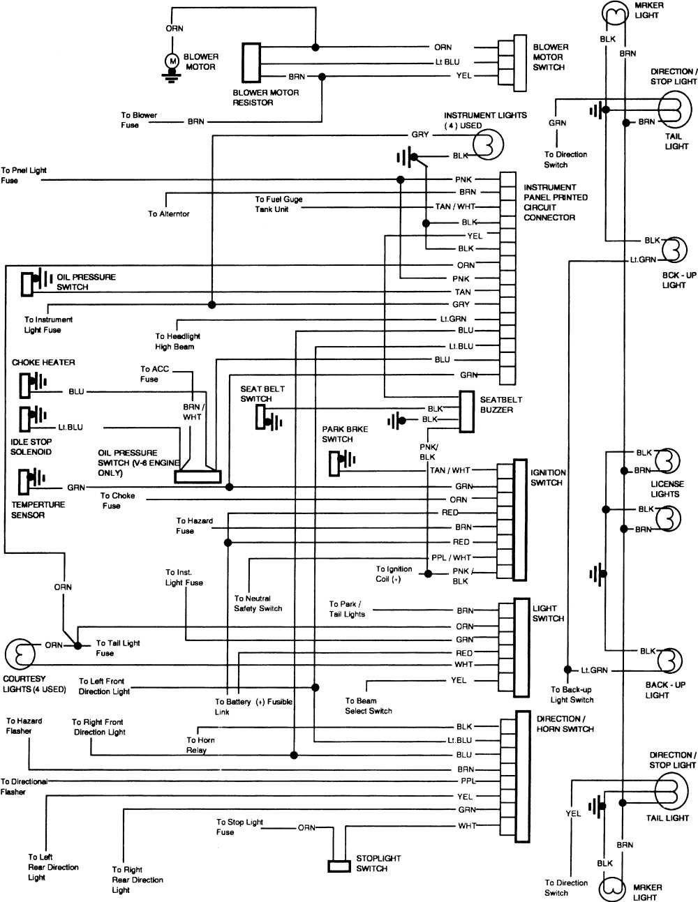2006 chevy express wiring diagram