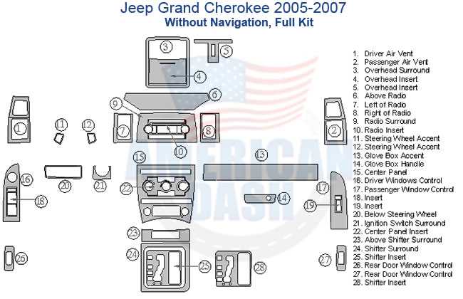 2006 jeep grand cherokee radio wiring diagram