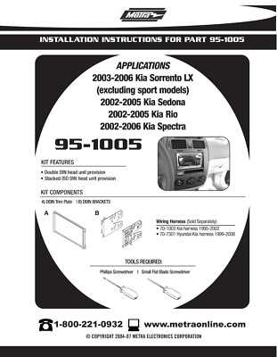 2006 kia rio stereo wiring diagram