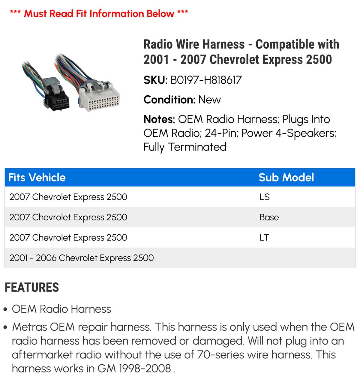 2006 chevy express wiring diagram