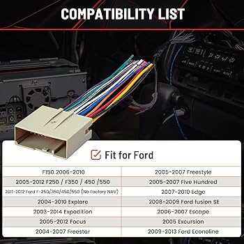 2006 f250 radio wiring harness diagram