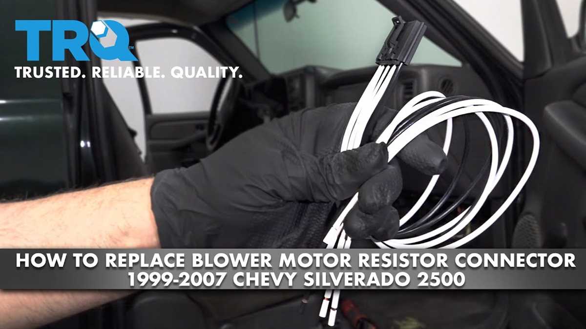 2007 chevy silverado blower motor resistor wiring diagram