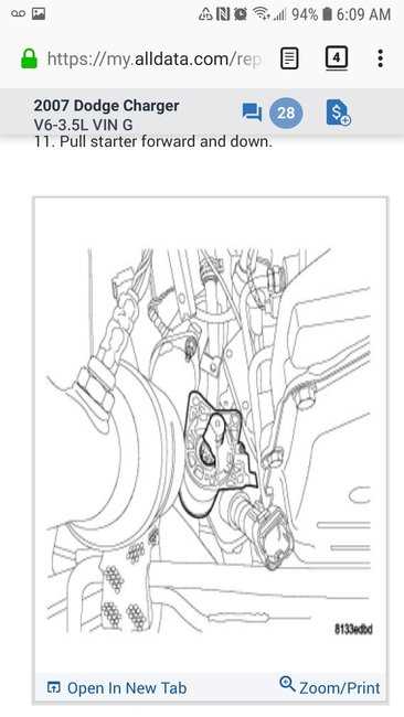 2007 dodge charger starter wiring diagram