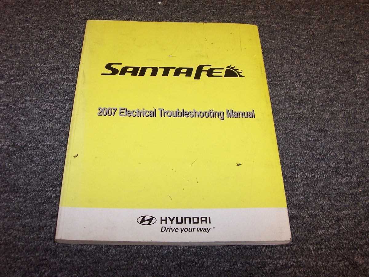 2007 hyundai santa fe wiring diagram