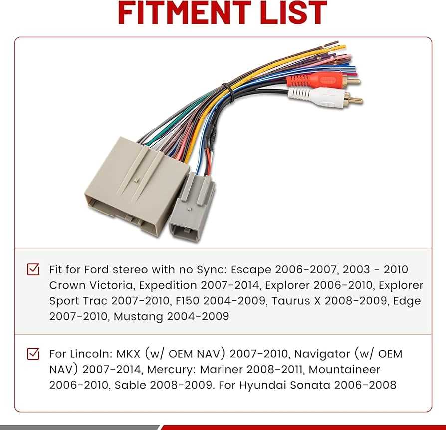 2007 ford explorer stereo wiring diagram