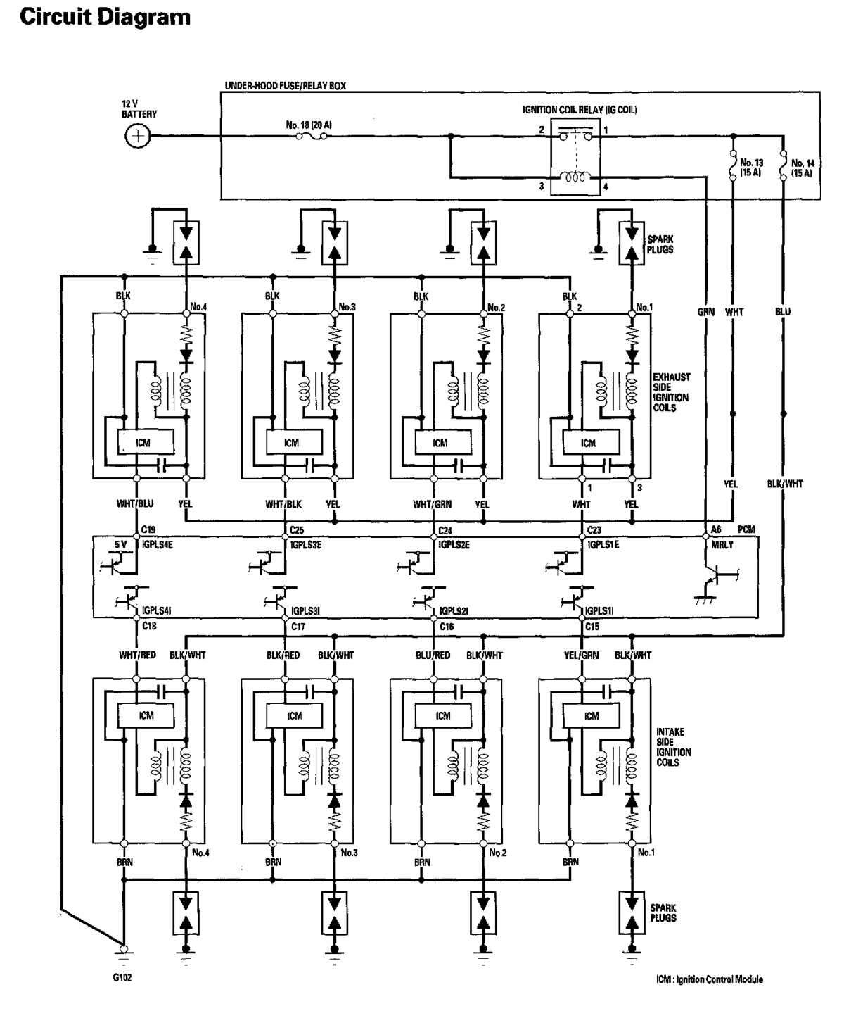 2007 honda civic alternator wiring diagram