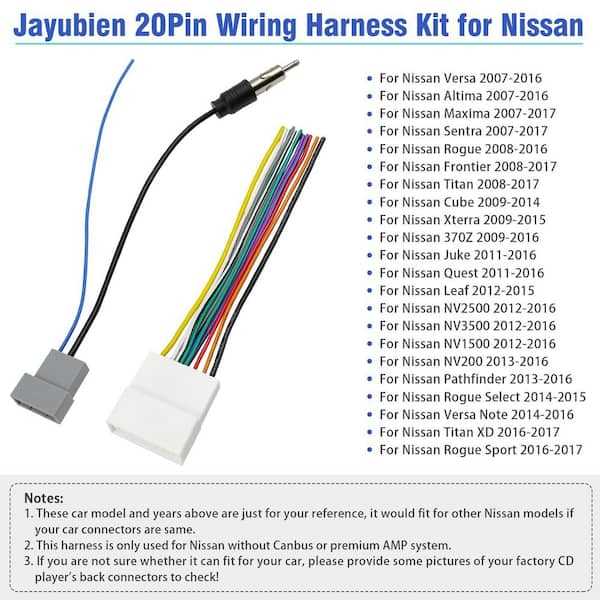 2007 nissan versa radio wiring diagram