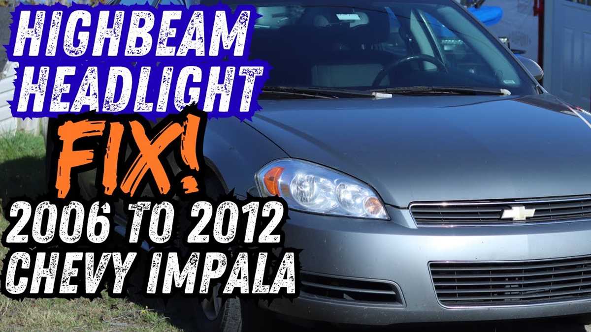 2008 chevy impala headlight wiring diagram