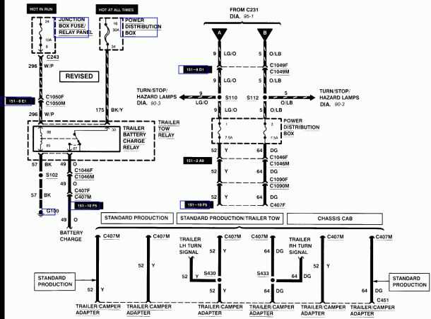 2008 f350 trailer wiring diagram