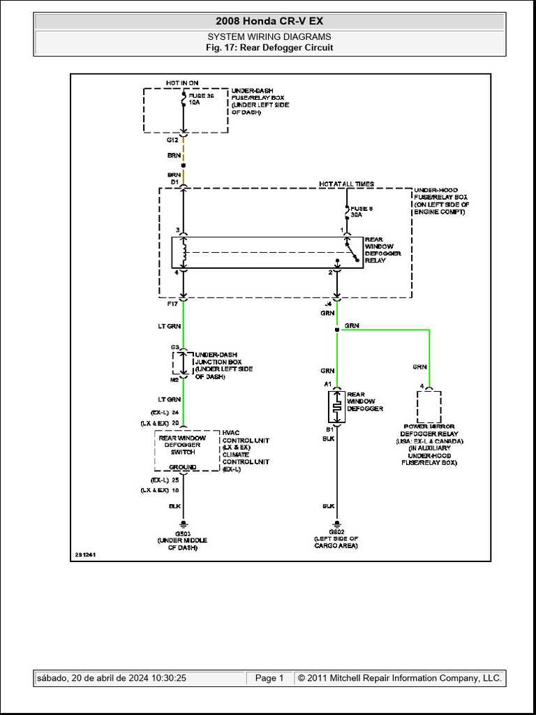 2008 honda crv ac wiring diagram