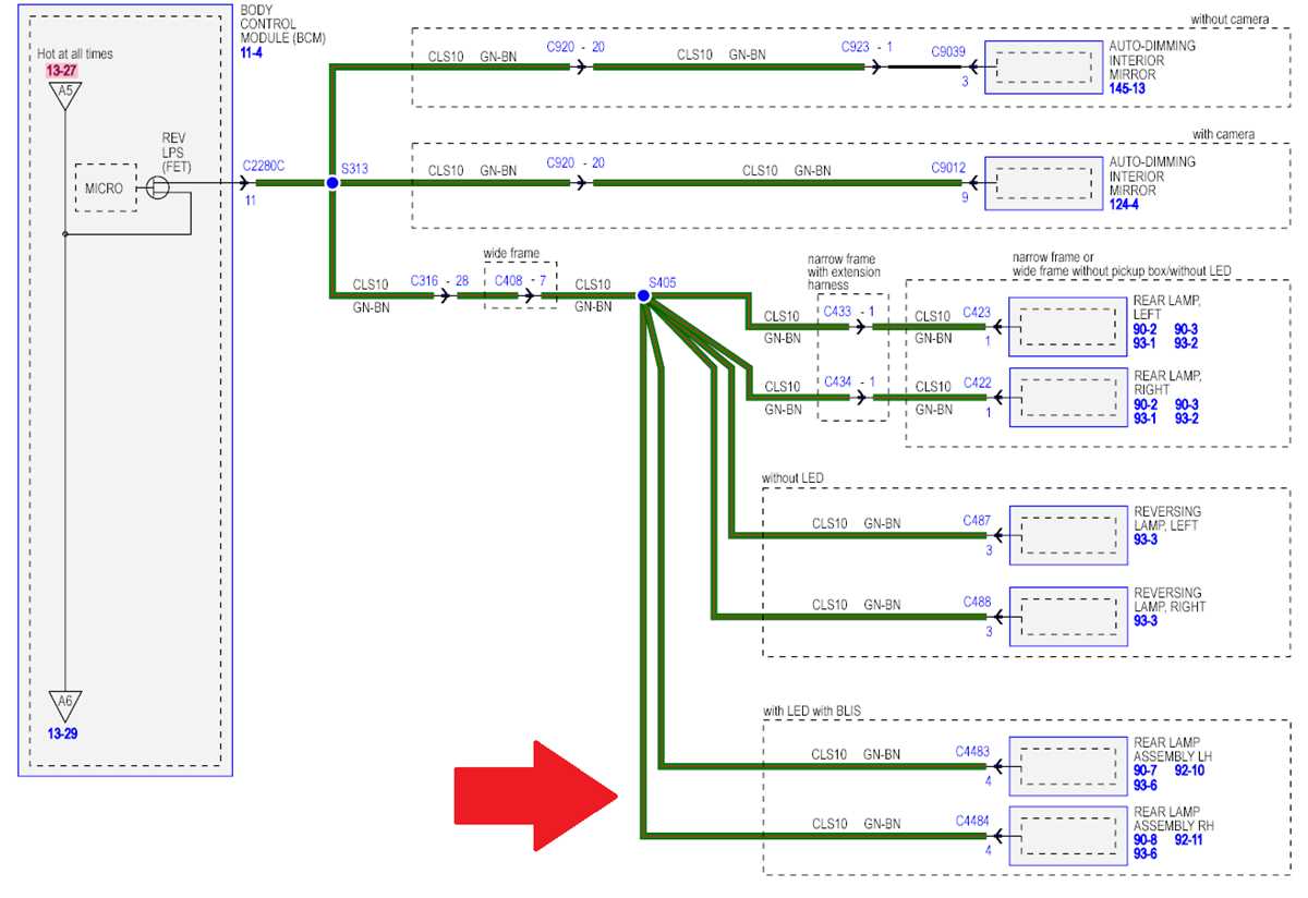 2009 ford escape tail light wiring diagram