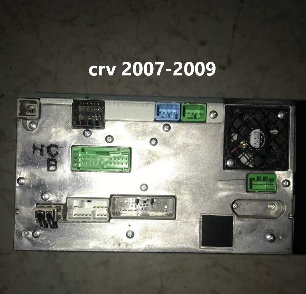 2009 honda crv radio wiring diagram