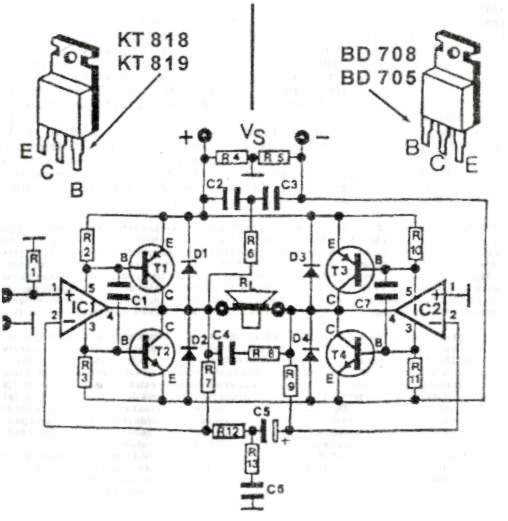 200w subwoofer amplifier circuit diagram