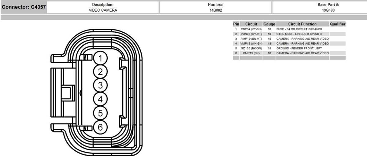 2010 ford f150 backup camera wiring diagram
