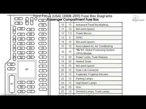 2010 ford focus radio wiring diagram