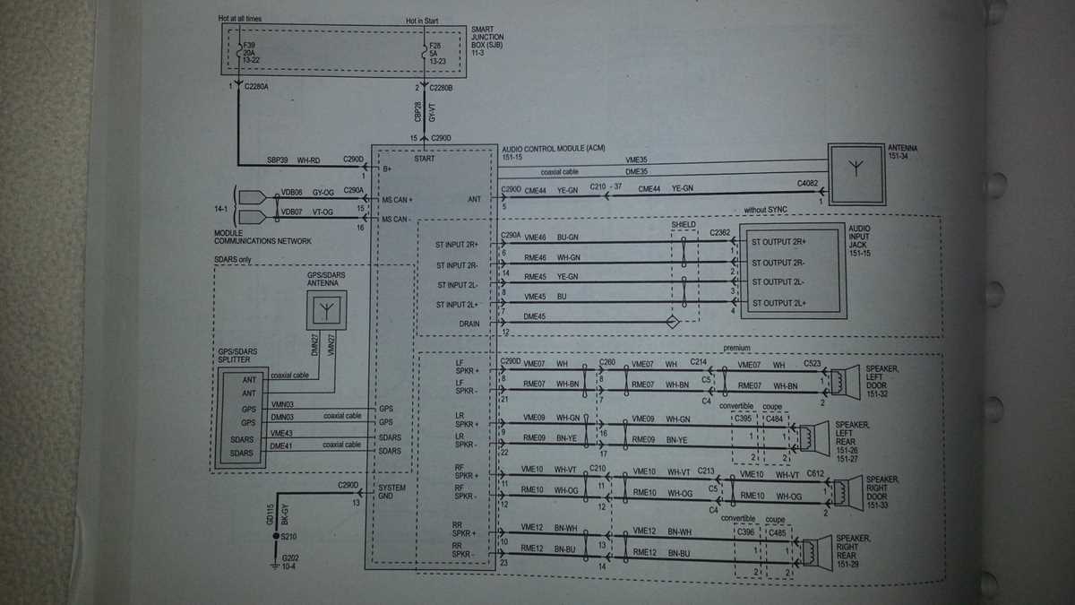 2013 mustang radio wiring diagram