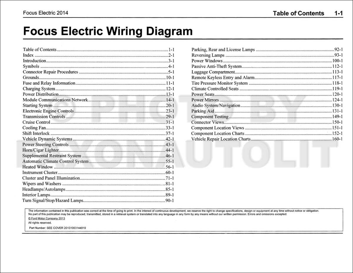 2014 ford focus wiring harness diagram