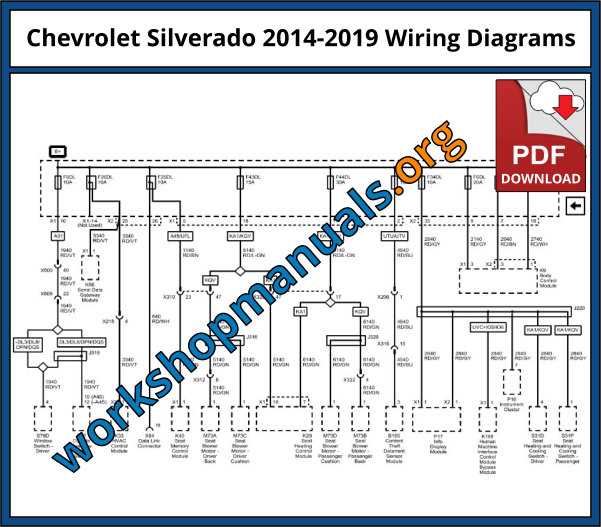 2016 chevy silverado wiring harness diagram