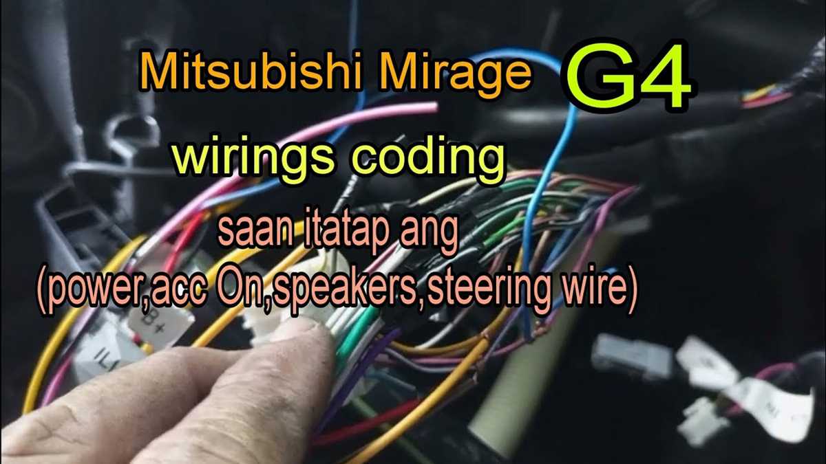 2017 mitsubishi mirage stereo wiring diagram