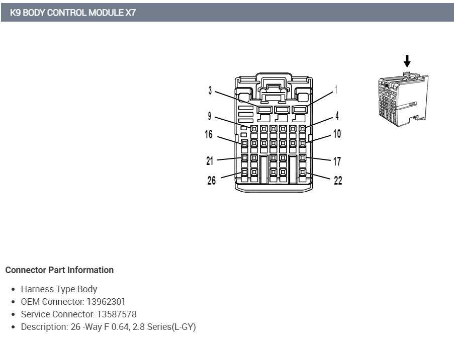 2018 silverado bcm wiring diagram