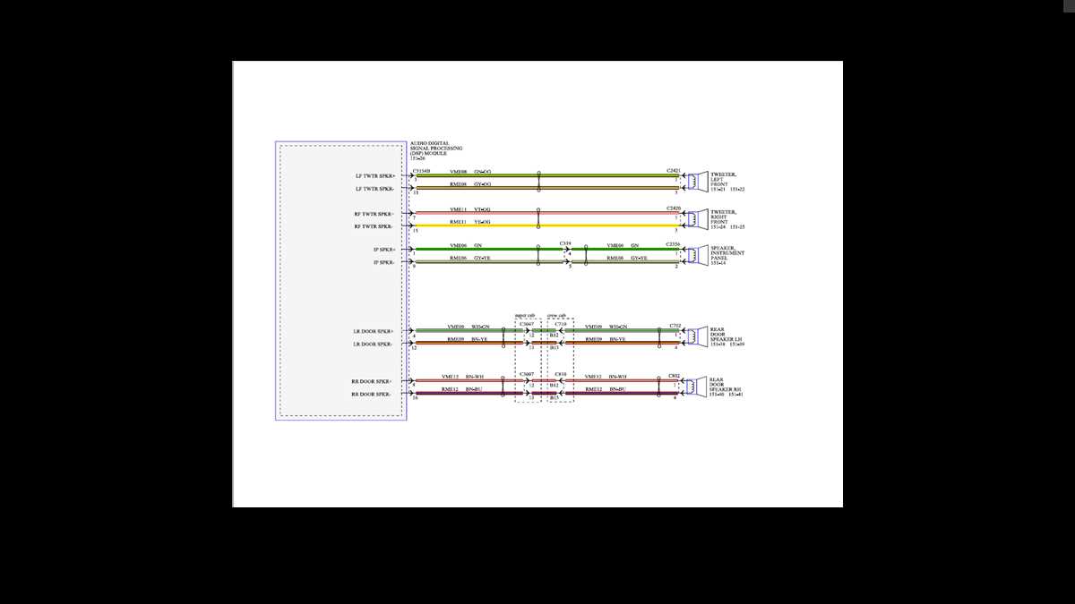 2019 ford ranger speaker wiring diagram