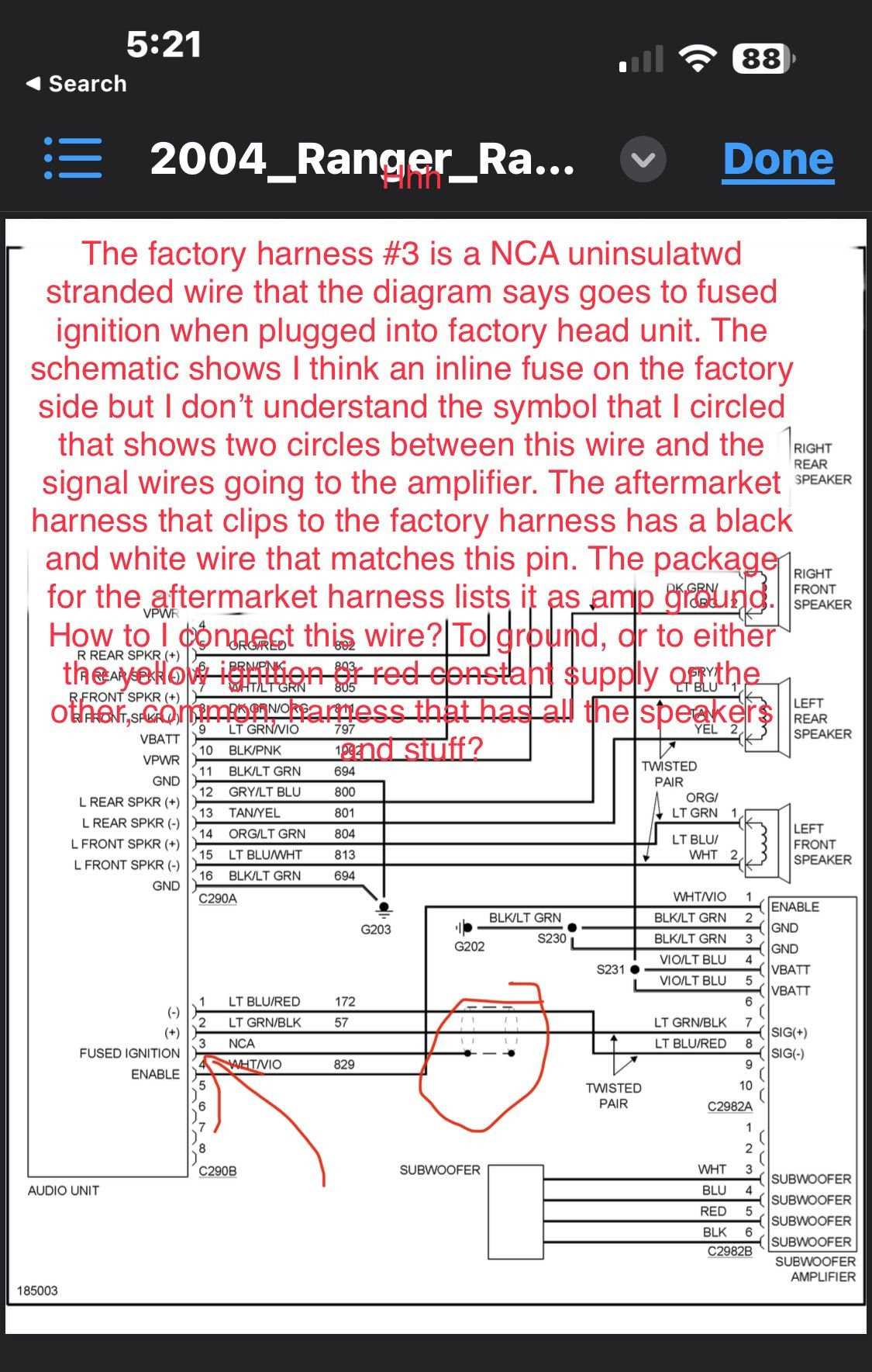 2019 ford ranger speaker wiring diagram