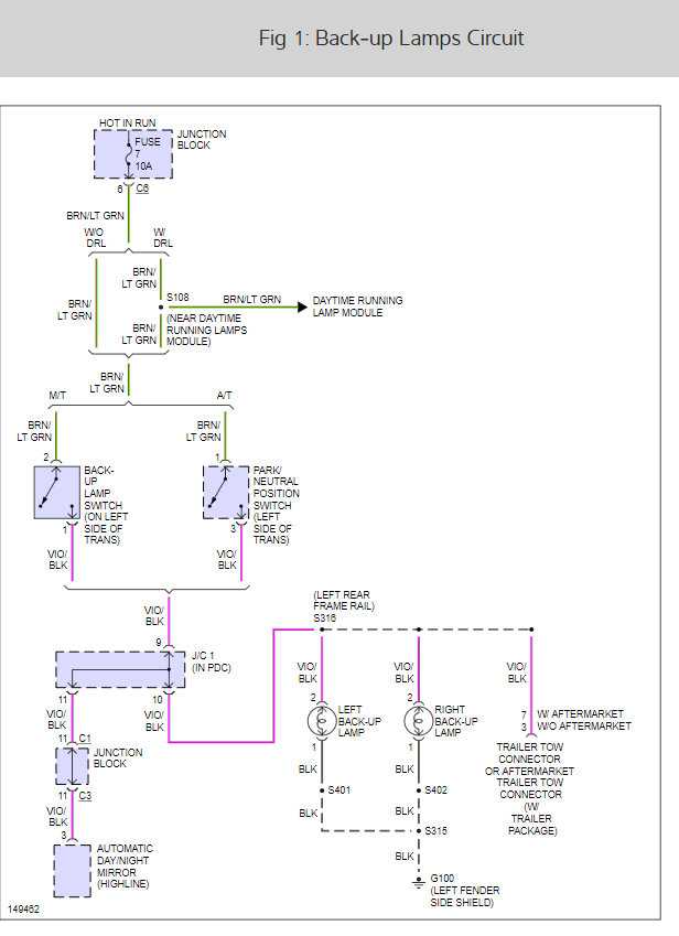 2019 ram 1500 tail light wiring diagram