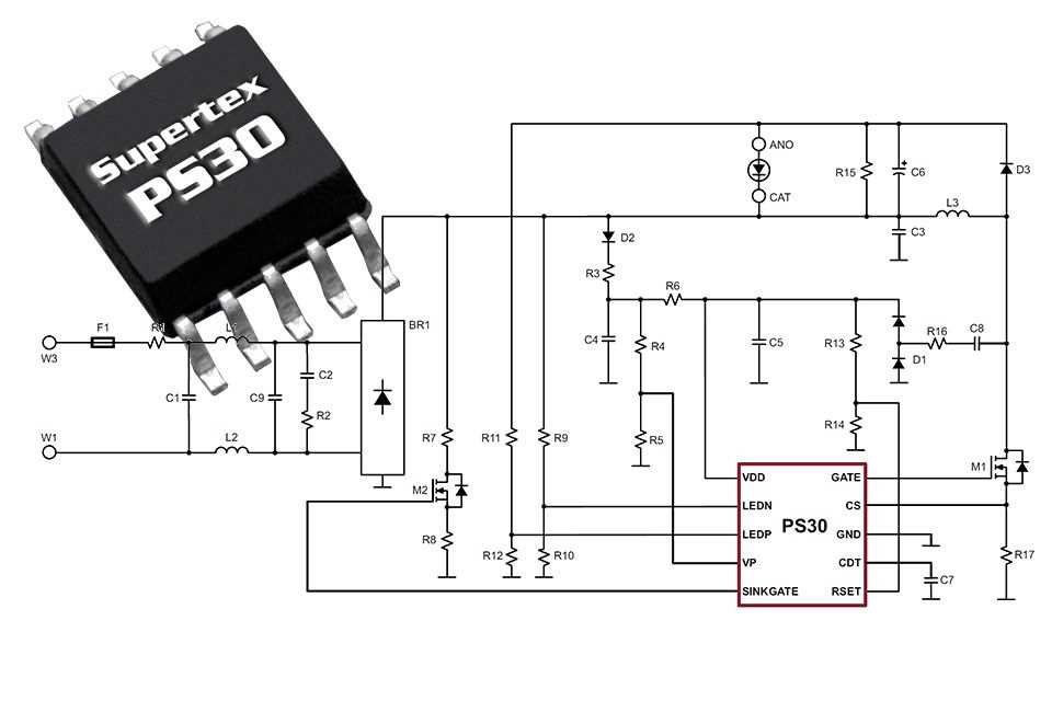 20w led driver circuit diagram