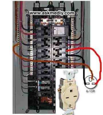 220 volt breaker wiring diagram
