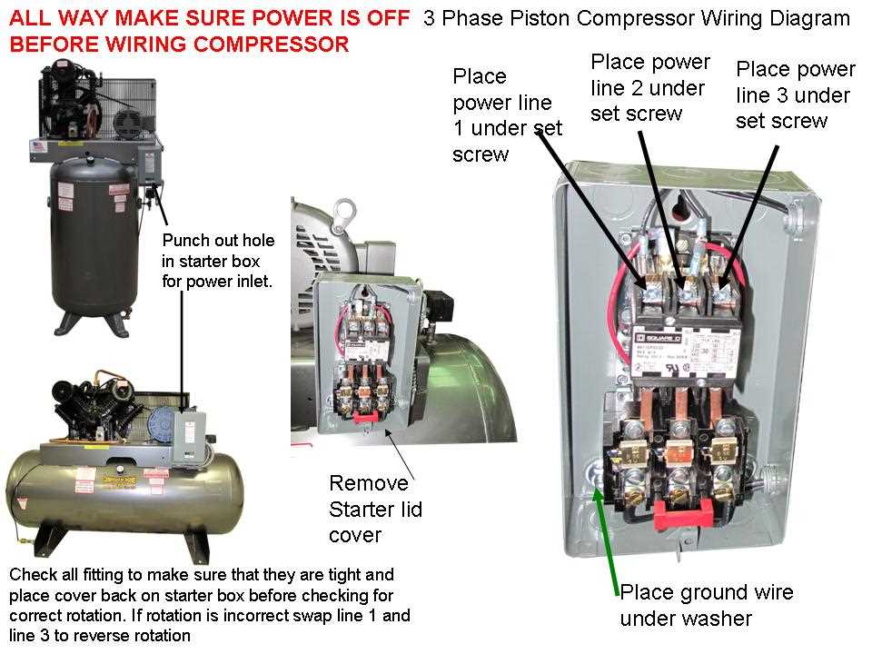 220v air compressor wiring diagram