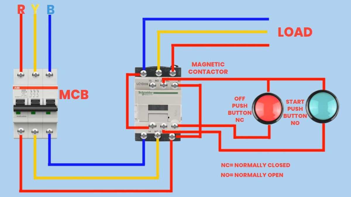 220v contactor wiring diagram