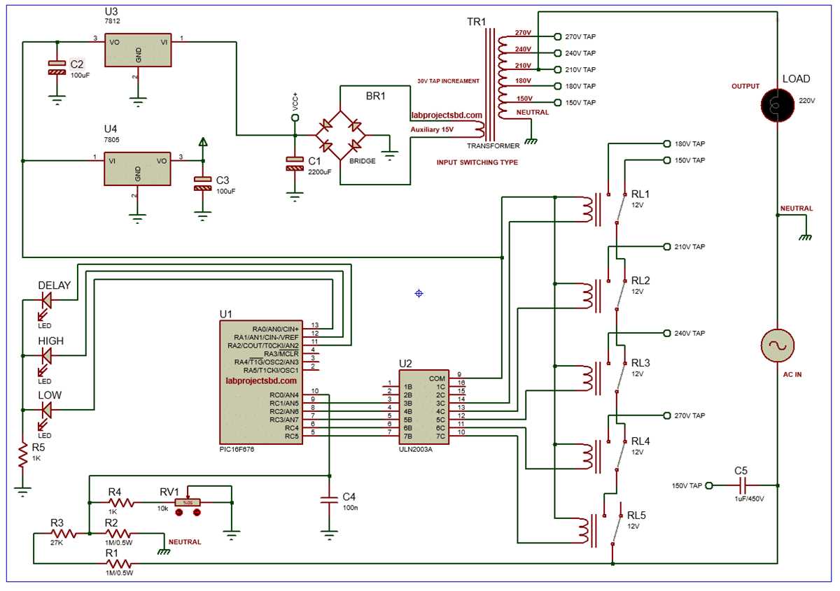 230v ac voltage stabilizer circuit diagram 230v ac voltage stabilizer circuit diagram