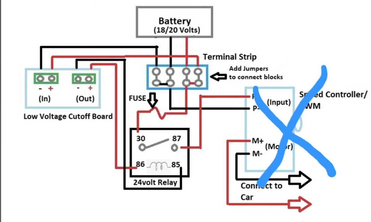 24 volt battery relay wiring diagram
