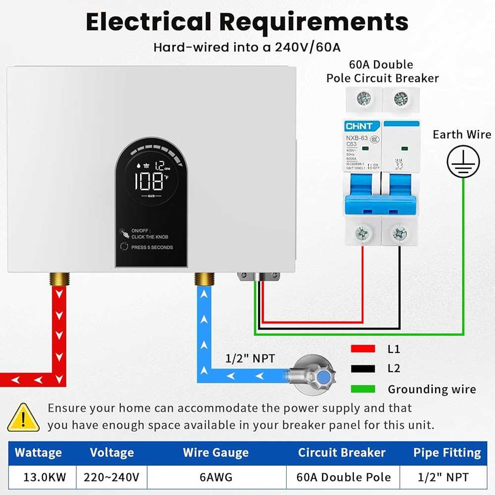 240 volt 240v water heater wiring diagram
