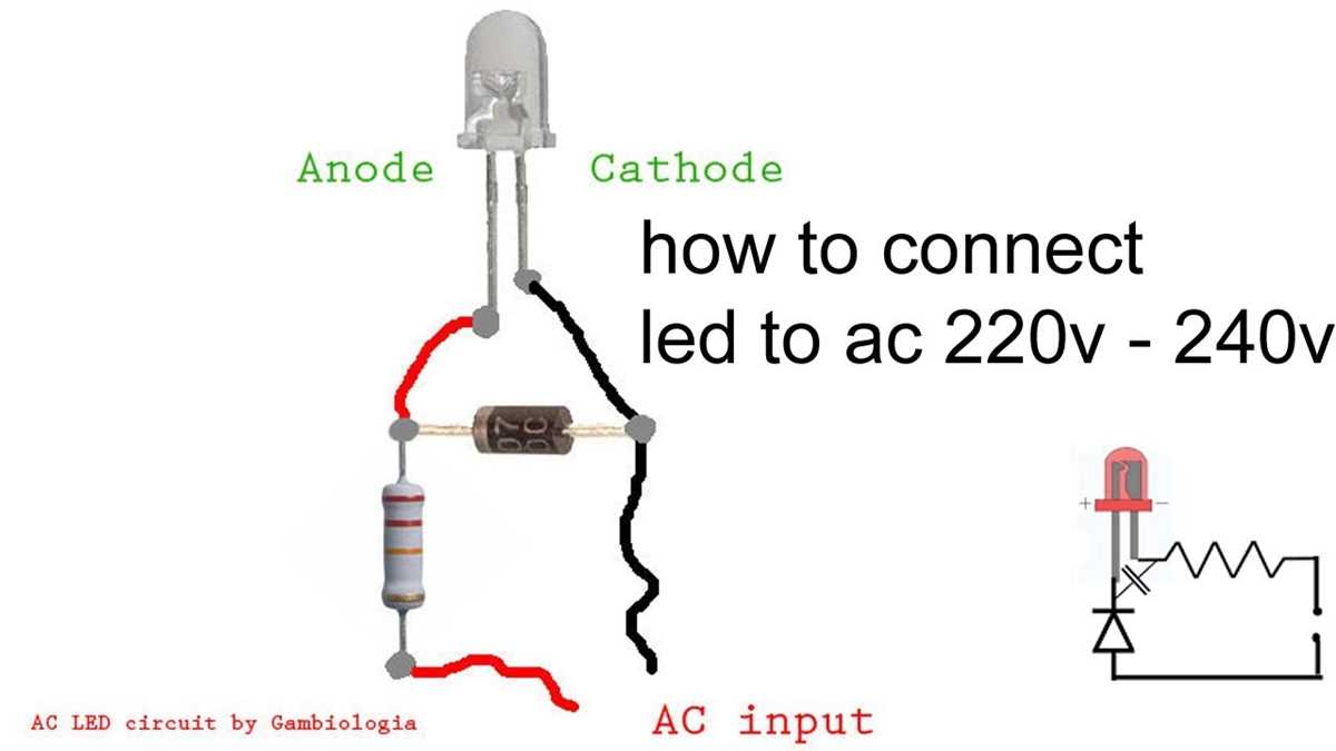 240v led circuit diagram