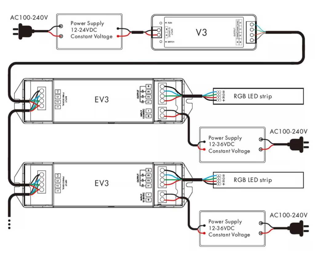 240v led circuit diagram