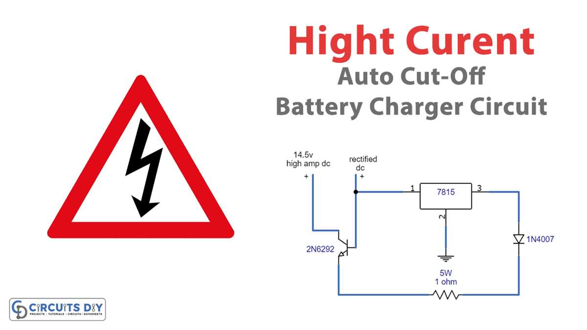 24v battery charger with auto cut off circuit diagram