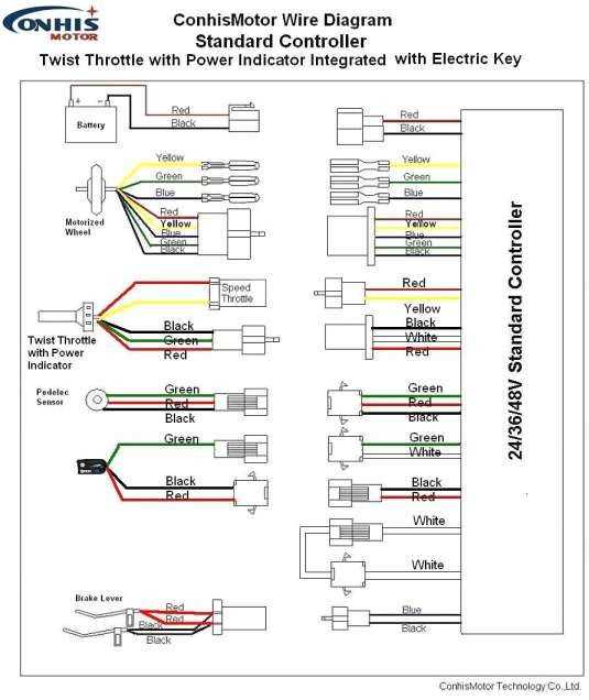 24v electric scooter wiring diagram