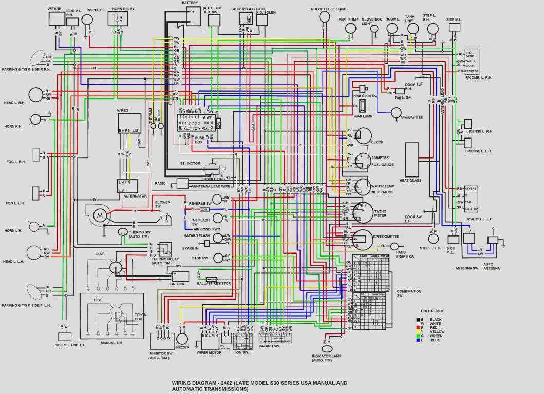 280z wiring diagram