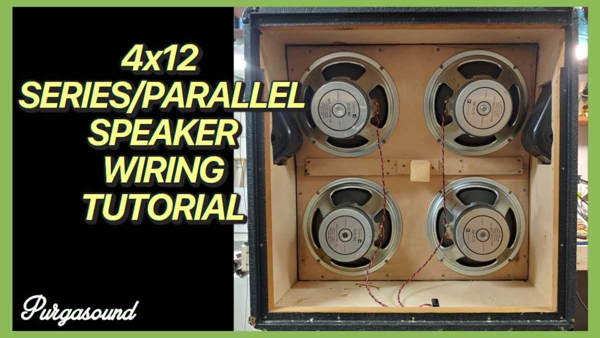 2x12 speaker cabinet wiring diagram