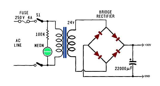 2n3055 amplifier circuit diagram